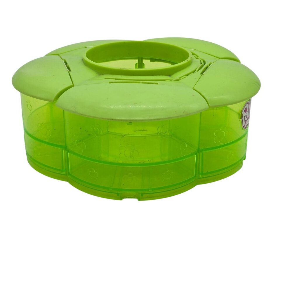 Polly Pocket Translucent Green Vintage Compact Storage Case - Picture 9 of 14